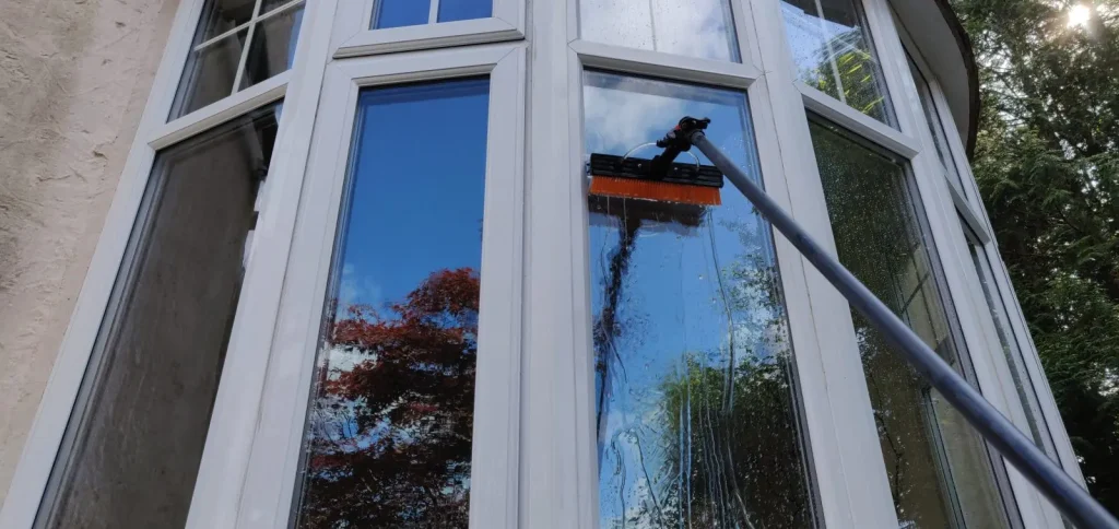 Window cleaning near Newick, East Sussex